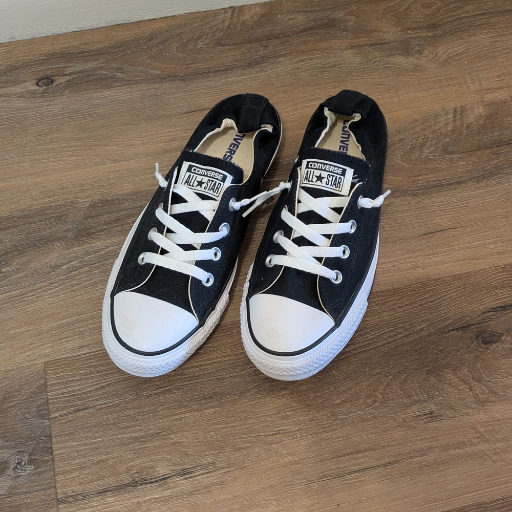 Converse All Star Black and White Low Tops